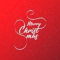 Golden text on black background. Merry Christmas and Happy New Year lettering for invitation and greeting card, prints and posters Royalty Free Stock Photo