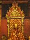 golden thai style budha and temple