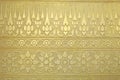 Golden Thai style pattern Royalty Free Stock Photo