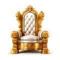 Golden throne Royalty Free Stock Photo