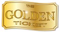 The Golden Ticket Royalty Free Stock Photo