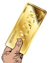 The Golden Ticket Royalty Free Stock Photo