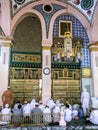 The golden tomb of the prophet Muhammad aleyhisselam