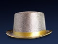 Golden top hat Royalty Free Stock Photo