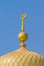 Golden top of mosque