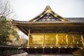 Golden Toshogu Shrine in Ueno Park, Tokyo - Japan Royalty Free Stock Photo