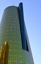 Golden Tower in Astana close-up