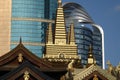 Golden tower in Jingan Temple