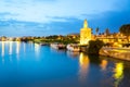 Golden Tower Seville Spain Royalty Free Stock Photo