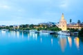 Golden Tower Seville, Spain Royalty Free Stock Photo