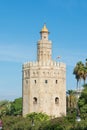 Golden Tower Seville Spain Royalty Free Stock Photo