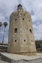 Golden Tower, Seville, Spain Royalty Free Stock Photo