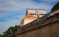 Golden tower in Thillai Nataraja Temple, also referred as the Chidambaram Nataraja Temple, is a Hindu temple dedicated to Nataraja Royalty Free Stock Photo