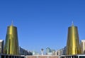 Golden Towers and Baiterek Monument, Astana, Kazakhstan