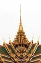 Golden Traditional Thai Temple Architecture Royalty Free Stock Photo