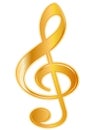 Golden Treble Clef