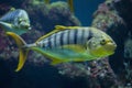 Golden trevally Gnathanodon speciosus