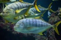 Golden trevally Gnathanodon speciosus