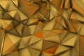 Golden triangles in vibrant environment.