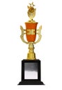 Golden trophies Royalty Free Stock Photo