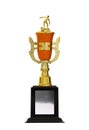 Golden trophies Royalty Free Stock Photo