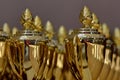 Golden trophies - award ceremony