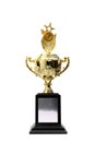 Golden trophies awards Royalty Free Stock Photo