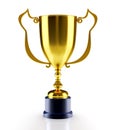 Golden trophy cup Royalty Free Stock Photo