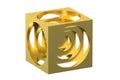 Golden turner's cube