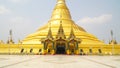 Golden Uppatasanti Pagoda Buddha Temple in Naypyidaw, Myanmar / Burma.