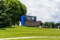 Sign for the Kare 11 news headquarters office, a television news station, affiliated Royalty Free Stock Photo