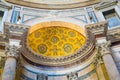 Golden vault over Altar in Pantheon Royalty Free Stock Photo