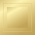 Golden vector frame pattern. Gold background. Illustration for decoration, design, sample, presentation, decorative element,