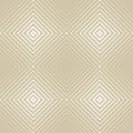 Golden vector halftone seamless pattern. Radial gradient texture with grid Royalty Free Stock Photo