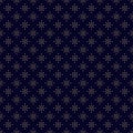 Golden vector seamless pattern with small diamond shapes, stars, rhombuses, dots Royalty Free Stock Photo