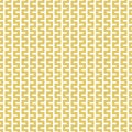 Golden vector zigzag seamless pattern, geometric texture with snake line Royalty Free Stock Photo