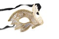 Golden venetian mask Royalty Free Stock Photo