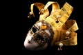 Golden Venetian Mask Royalty Free Stock Photo