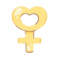 golden venus symbol