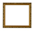 Golden vintage picture frame Royalty Free Stock Photo