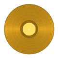 Golden Vinyl Record