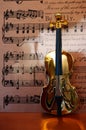 Golden Violin and Music