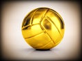 Golden volley ball Royalty Free Stock Photo
