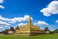 Golden Wat Thap Luang in Vientiane, Laos Royalty Free Stock Photo