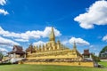 Golden Wat Thap Luang in Vientiane, Laos Royalty Free Stock Photo