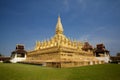 Golden Wat Thap Luang in Vientiane, Laos Royalty Free Stock Photo