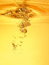 Golden water bubble