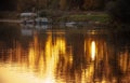 Golden water. Gorokhovets. The Vladimir region. The end of September 2015.