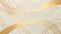 Golden Wavy Lines on Textured Stone Background abstract Royalty Free Stock Photo
