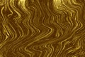 Shiny Golden wavy motion texture background Royalty Free Stock Photo